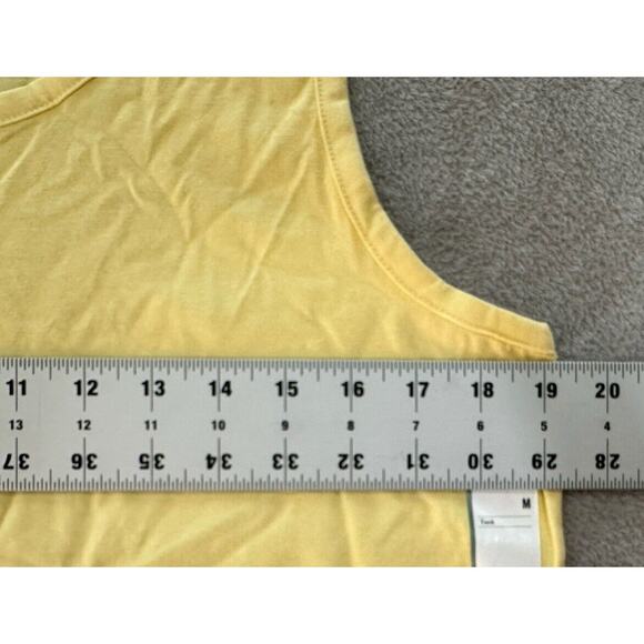 Goodfellow & Co Men's Yellow Solid Tank Size M - Picture 3 of 9